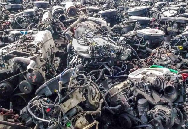 Car Engine Scrap