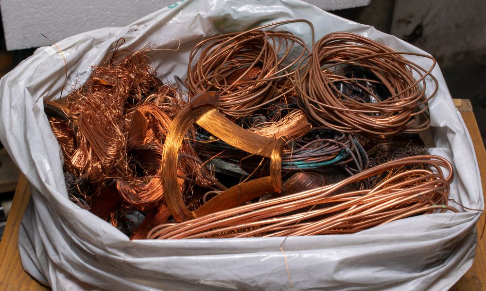 Bulk copper recycling collection in Marrickville NSW 2204