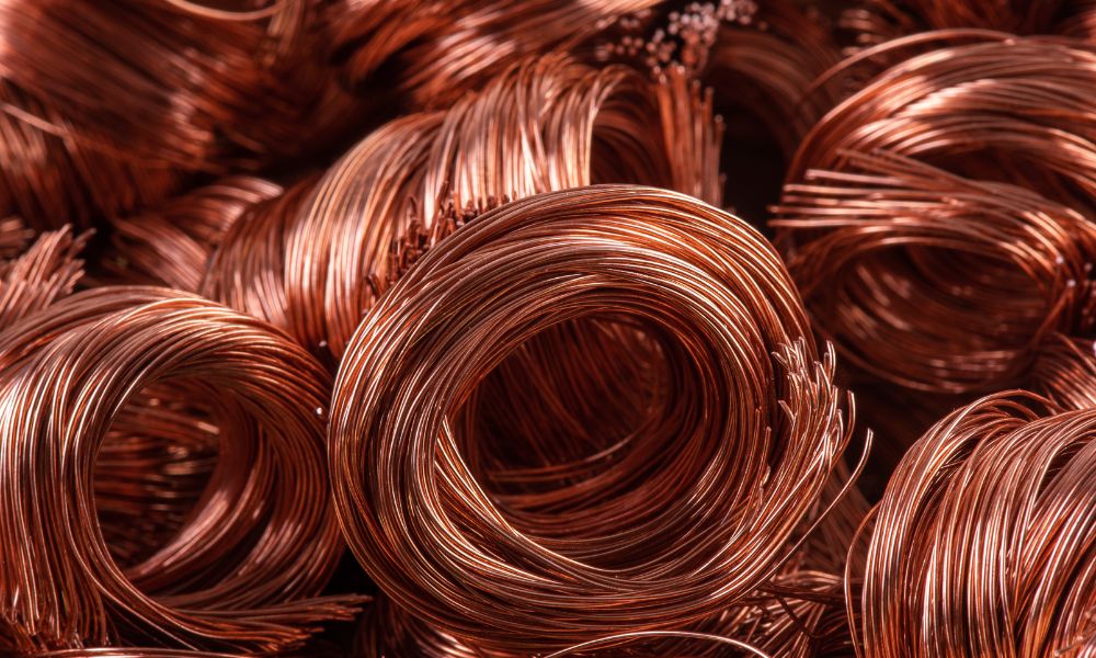 Copper recycling in Ryde including data and power cable
